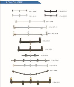 Carp Fishing Buzz Bar Rod Rest Barra de caña de pescar para alarmas de mordedura